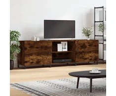 TV staliukas Televizoriaus spintelė, dūminio ąžuolo, 150x30x50cm, mediena