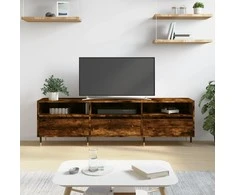 TV staliukas Televizoriaus spintelė, dūminio ąžuolo, 150x30x44,5cm, mediena