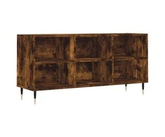 TV staliukas Televizoriaus spintelė, dūminio ąžuolo, 103,5x30x50cm, mediena