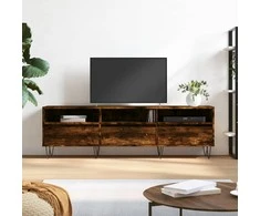 TV staliukas Televizoriaus spintelė, dūminio ąžuolo, 150x30x44,5cm, mediena