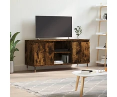 TV staliukas Televizoriaus spintelė, dūminio ąžuolo, 104x35x50cm, mediena