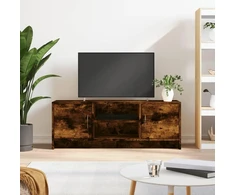 TV staliukas Televizoriaus spintelė, dūminio ąžuolo, 102x30x37,5cm, mediena