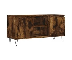 TV staliukas Televizoriaus spintelė, dūminio ąžuolo, 104x35x50cm, mediena