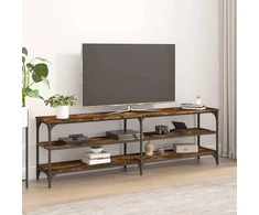 TV staliukas Televizoriaus spintelė, dūminio ąžuolo, 160x30x50cm, mediena