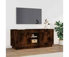 TV staliukas Televizoriaus spintelė, dūminio ąžuolo, 102x35x45cm, mediena