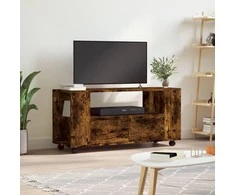 TV staliukas Televizoriaus spintelė, dūminio ąžuolo, 102x34,5x43cm, mediena