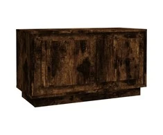 TV staliukas Televizoriaus spintelė, dūminio ąžuolo, 80x35x45cm, mediena