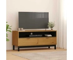 TV staliukas Televizoriaus spintelė FLAM, 110x40x50cm, pušies masyvas