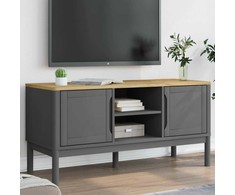 Televizoriaus spintelė FLORO, pilka, 114x43x55cm, pušis