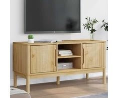 TV staliukas Televizoriaus spintelė FLORO, vaško ruda, 114x43x55cm, pušis