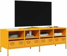 TV staliukas Televizoriaus spintelė, garstyčių, 135x39x43,5cm, plienas