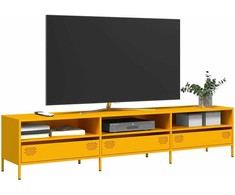 TV staliukas Televizoriaus spintelė, garstyčių, 202x39x43,5cm, plienas