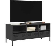 TV staliukas Televizoriaus spintelė, juoda, 101,5x39x43,5cm, plienas