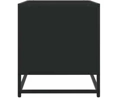 TV staliukas Televizoriaus spintelė, juoda, 270x40x46cm, apdirbta mediena