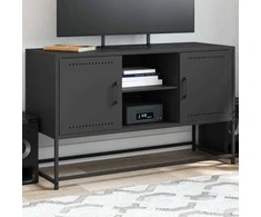 TV staliukas Televizoriaus spintelė, juoda, 100,5x39x60,5cm, plienas