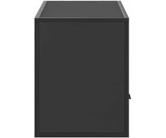 TV staliukas Televizoriaus spintelė, juoda, 100x31x39,5cm, mediena/metalas