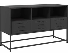 TV staliukas Televizoriaus spintelė, juoda, 100,5x39x60,5cm, plienas