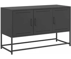 TV staliukas Televizoriaus spintelė, juoda, 100,5x39x60,5cm, plienas