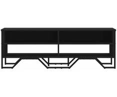TV staliukas Televizoriaus spintelė, juoda, 122x34x41cm, apdirbta mediena