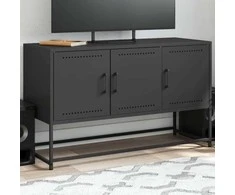 TV staliukas Televizoriaus spintelė, juoda, 100,5x39x60,5cm, plienas