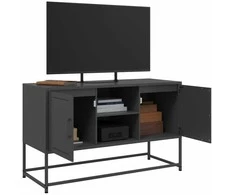 TV staliukas Televizoriaus spintelė, juoda, 100,5x39x60,5cm, plienas