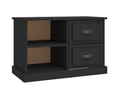 TV staliukas Televizoriaus spintelė, juoda, 73x35,5x47,5cm, apdirbta mediena