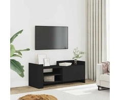 TV staliukas Televizoriaus spintelė, juodos spalvos, 100x35x40cm, mediena