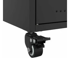 TV staliukas Televizoriaus spintelė, juoda, 100,5x39x43,5cm, plienas