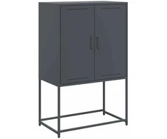 TV staliukas Televizoriaus spintelė, juodos spalvos, 68x39x60,5cm, plienas