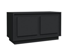 TV staliukas Televizoriaus spintelė, juodos spalvos, 80x35x45cm, mediena