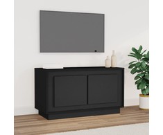 TV staliukas Televizoriaus spintelė, juodos spalvos, 80x35x45cm, mediena