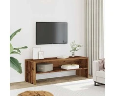 TV staliukas Televizoriaus spintelė, medienos, 120x40x40cm, med. drož. plok.