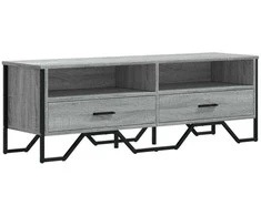 TV staliukas Televizoriaus spintelė, pilka ąžuolo, 122x34x41cm, mediena