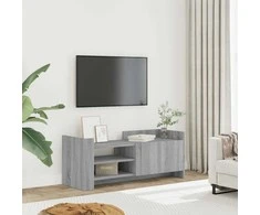 TV staliukas Televizoriaus spintelė, pilka ąžuolo, 100x35x40cm, mediena