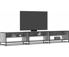 TV staliukas Televizoriaus spintelė, pilka ąžuolo, 270x40x46cm, mediena