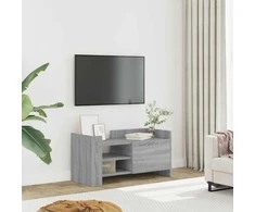 TV staliukas Televizoriaus spintelė, pilka ąžuolo, 80x35x40cm, mediena