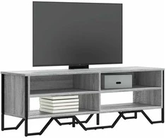 TV staliukas Televizoriaus spintelė, pilka ąžuolo, 122x34x41cm, mediena