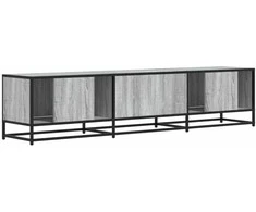 TV staliukas Televizoriaus spintelė, pilka ąžuolo, 180x35x41cm, mediena
