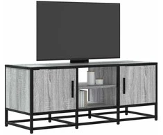 TV staliukas Televizoriaus spintelė, pilka, 100x35x41cm, mediena ir metalas