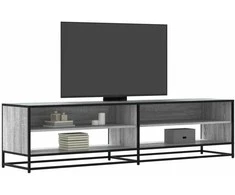 TV staliukas Televizoriaus spintelė, pilka ąžuolo, 180,5x40x46cm, mediena