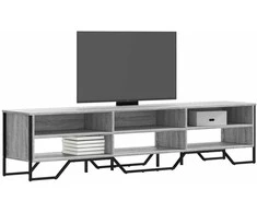 TV staliukas Televizoriaus spintelė, pilka ąžuolo, 180x34x41cm, mediena