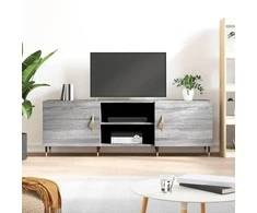 TV staliukas Televizoriaus spintelė, pilka ąžuolo, 150x30x50cm, mediena