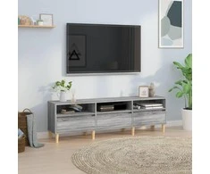 TV staliukas Televizoriaus spintelė, pilka ąžuolo, 150x30x44,5cm, mediena