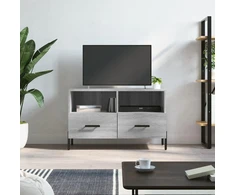 TV staliukas Televizoriaus spintelė, pilka ąžuolo, 80x36x50cm, mediena