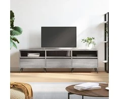 TV staliukas Televizoriaus spintelė, pilka ąžuolo, 150x30x44,5cm, mediena