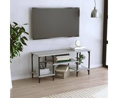 TV staliukas Televizoriaus spintelė, pilka ąžuolo, 102x35x45,5cm, mediena