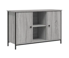 TV staliukas Televizoriaus spintelė, pilka ąžuolo, 100x35x65cm, mediena