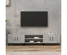 TV staliukas Televizoriaus spintelė, pilka ąžuolo, 180x31,5x40cm, mediena