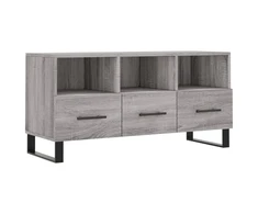 TV staliukas Televizoriaus spintelė, pilka ąžuolo, 102x36x50cm, mediena