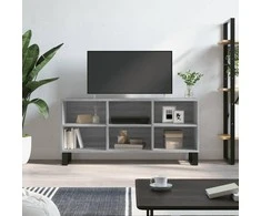 TV staliukas Televizoriaus spintelė, pilka ąžuolo, 103,5x30x50cm, mediena